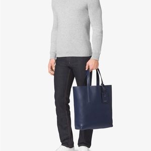 michael kors men’s mason reversible tote navy